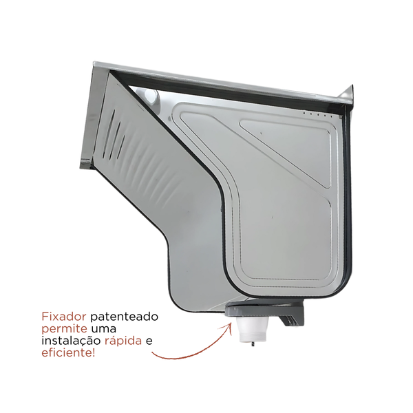 Tanque Inox 68 Litros Fixar na Parede 608x506x434 Solo